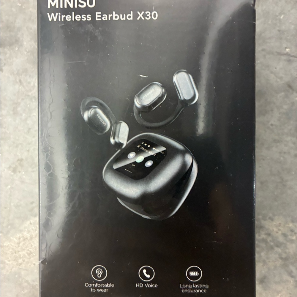 MINISO Wireless Earbud X30 - Black